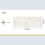 Πλαστική Επένδυση Ραμποτέ PVC VILO Newspaper, 2650 x 250 x 8mm - Image 3