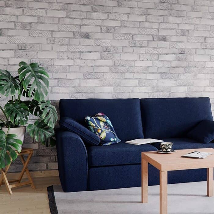 Πλαστική Επένδυση Ραμποτέ PVC VILO Ornament Brick, 2650 x 250 x 8mm - Image 2