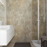 Πλαστική Επένδυση Ραμποτέ PVC VILO Rusty Concrete, 2650 x 330 x 8mm - Image 2