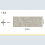 Πλαστική Επένδυση Ραμποτέ PVC VILO Stone Master, 2650 x 250 x 8mm - Image 3