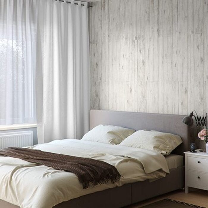 Πλαστική Επένδυση Ραμποτέ PVC VILO White Plank, 2650 x 330 x 8mm - Image 2