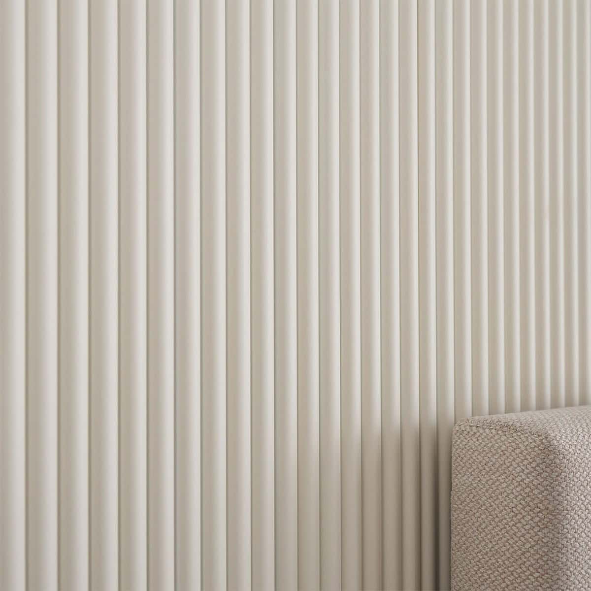 Linerio XS-Line Oval White Panel-2 3D Πάνελ τοίχου Linerio XS-Line Oval White, 2650 x 306 x 9mm - Image 1