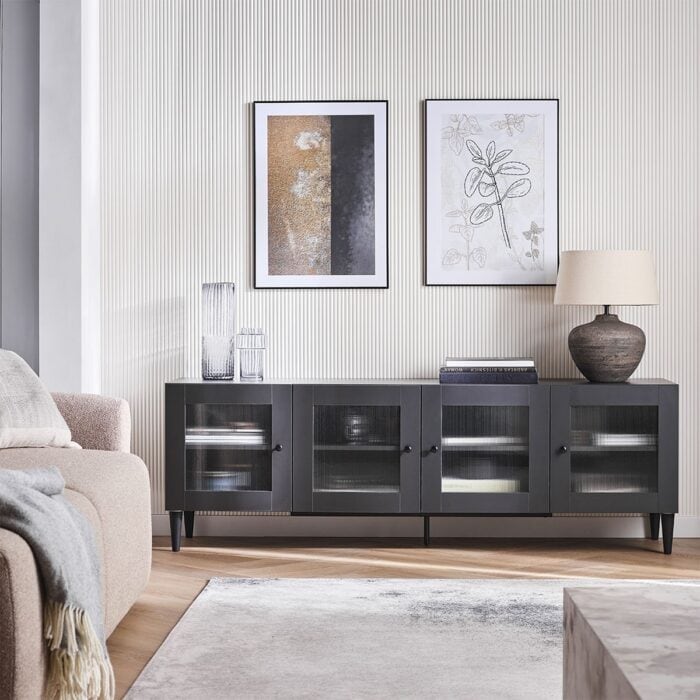 3D Πάνελ τοίχου Linerio XS-Line Oval White, 2650 x 306 x 9mm - Image 7