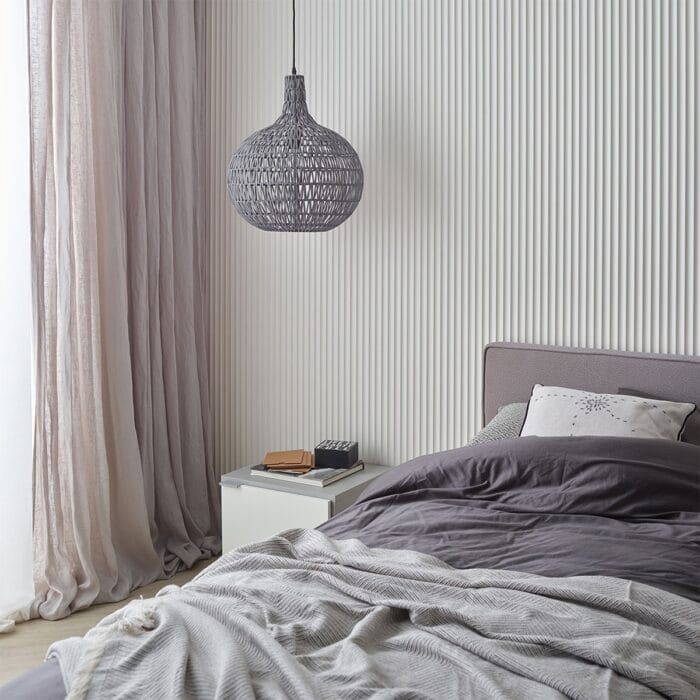 3D Πάνελ τοίχου Linerio XS-Line Wave White, 2650 x 304 x 9mm - Image 3