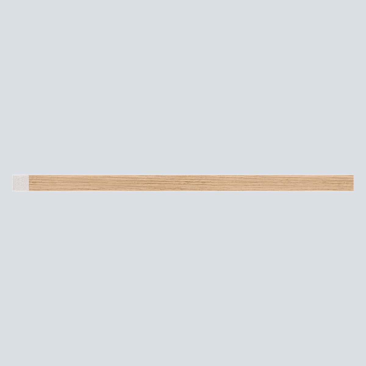Top-bottom finishing strip for Linerio M Plus-Line slats light oak Μεμονωμένο οριζόντιο τελείωμα για 3D πάνελ τοίχου M Plus-Line Light Oak, 2650 x 30 x 21mm - Image 1