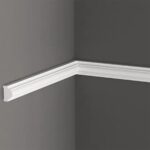 Κορνίζα επιτοίχια HDPS DECOLUX AD-025, 2m x 25mm x 15mm