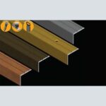 Προφίλ Αλουμινίου Προστασίας Σκαλοπατιού σε Χρυσό xρώμα, 90cm x 24mm x 10mm, 021407 - Image 3