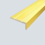 Προφίλ Αλουμινίου Προστασίας Σκαλοπατιού σε Χρυσό xρώμα, 90cm x 24mm x 10mm, 021407