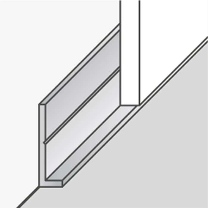 Προφίλ εκκίνησης Αλουμινίου Dumawall, 2600 x 8mm - Image 2