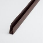 Τερματικό U προφίλ για πλαστικές επενδύσεις PVC Ραμποτέ, 2600 x 8mm - Image 3