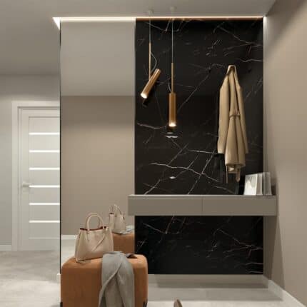 Πάνελ Τοίχου SPC VILO Calacatta Black 1200 x 2650 x 4mm