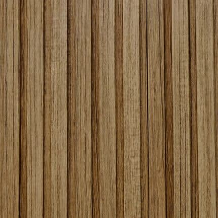 3D Πάνελ τοίχου MDF Teak 2800 x 121 x 18mm