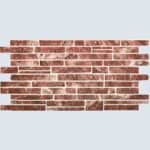 3D PVC Πάνελ 3617 Slate Red, 1030 x 496mm