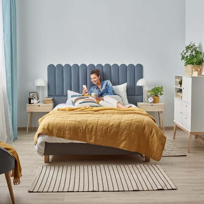 3D Πάνελ Ταπετσαρίας Vilo Θαλασσί 60 x 15cm - Image 2