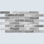3D PVC Πάνελ 6828 Γκρι τούβλο, 955 x 496mm