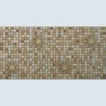 3D PVC Πάνελ 1675 Brown Medalion, 1000 x 500mm