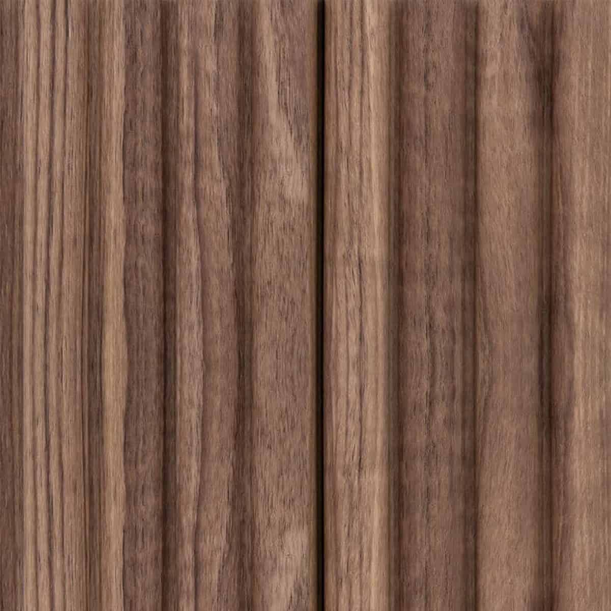3D Πάνελ τοίχου MDF Light Walnut 2800 x 100 x 18mm