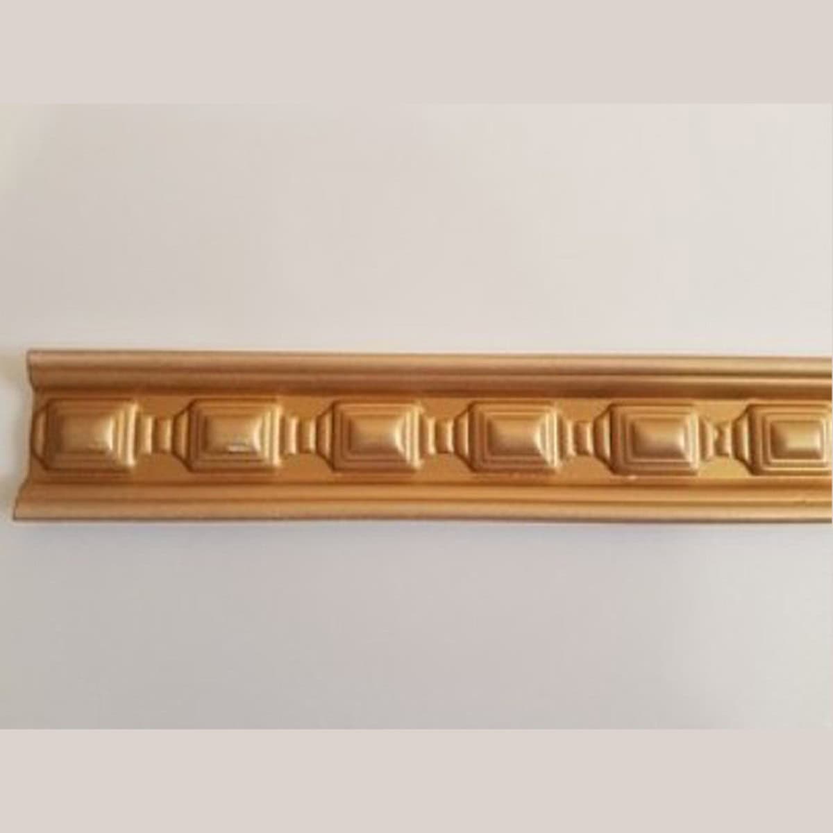 Διακοσμητική κορνίζα από φελιζόλ XPS / LD-M15 / Χρυσό / 2m x 55mm