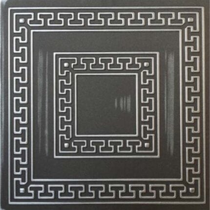 Διακοσμητικό Πάνελ Τοίχου/Οροφής RETRO Black Silver 23 50 x 50cm