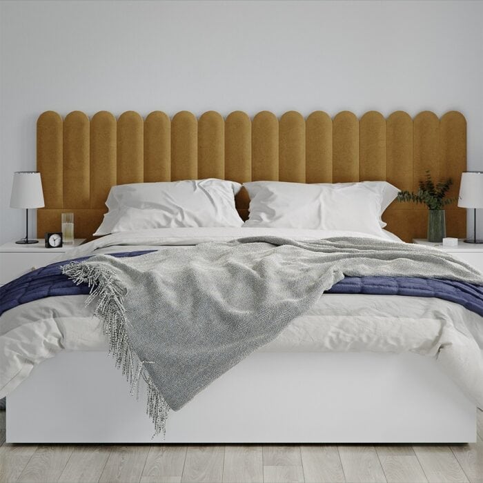 3D Πάνελ Ταπετσαρίας Vilo Μουσταρδί 60 x 15cm - Image 2