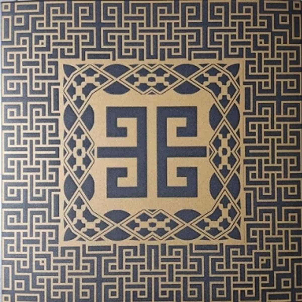 Διακοσμητικό Πάνελ Τοίχου/Οροφής WERSO-1 Black-Gold 50 x 50cm