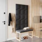 3D Πάνελ Ταπετσαρίας Vilo Μαύρο 35 x 30cm - Image 2