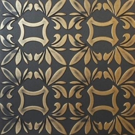 Διακοσμητικό Πάνελ Τοίχου/Οροφής RETRO Black Gold 112 50 x 50cm