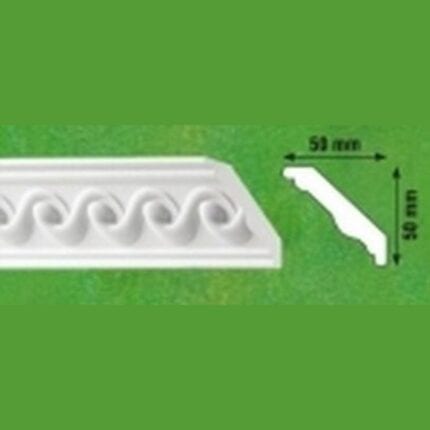 Διακοσμητική κορνίζα από φελιζόλ EPS G18 / 2m x 50mm х 50mm