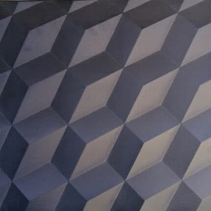 Διακοσμητικό Πάνελ Τοίχου/Οροφής MODERN - ROMB BLACK 50 x 50cm