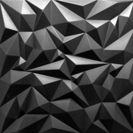 Διακοσμητικό Πάνελ Τοίχου/Οροφής MODERN-AMETHYST Black 50 x 50cm