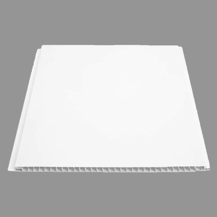 Πλαστική Επένδυση Ραμποτέ PVC DECOLINE Λευκό ματ δίχως αρμό, 2700 x 250 x 8mm - Image 3