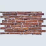3D PVC Πάνελ 3914 Slate Real Brown, 977 x 496mm
