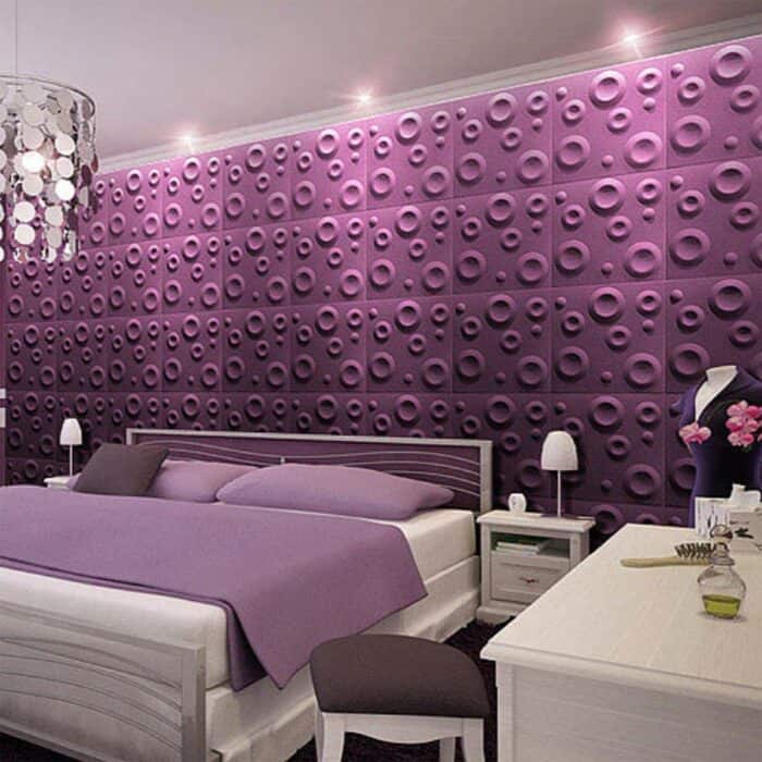 Διακοσμητικό Πάνελ Τοίχου/Οροφής με επικάλυψη άμμου KRATER-P, 50 x 50cm - Image 3