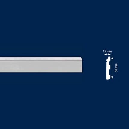 Διακοσμητική κορνίζα από φελιζόλ XPS HD / Classic CF11 / 2m x 13mm x 80mm