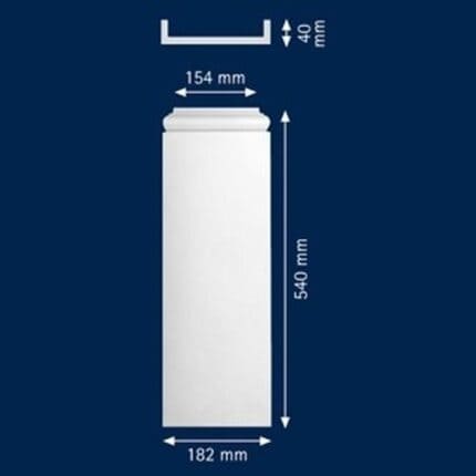 Διακοσμητικό στοιχείο πρόσοψης από φελιζόλ (Στήλη HFP 15)