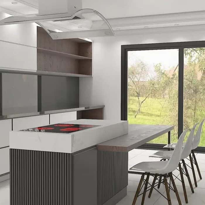 3D Πάνελ Τοίχου Graphite 2600 x 121mm - Image 3