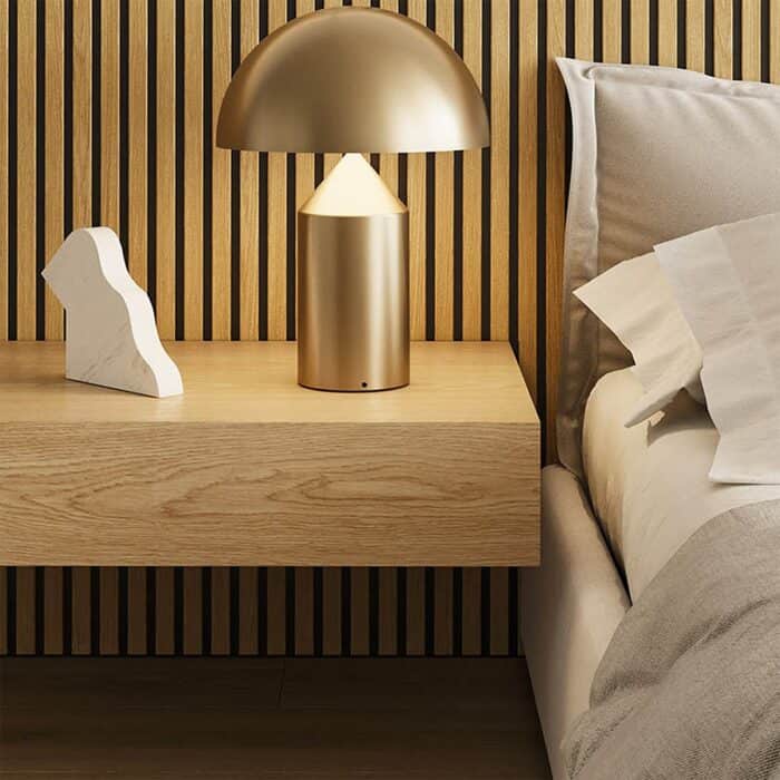 3D Πάνελ τοίχου MDF FAUS Penta Bicolor Oak 2600 x 167 x 12mm, №185784S - Image 2