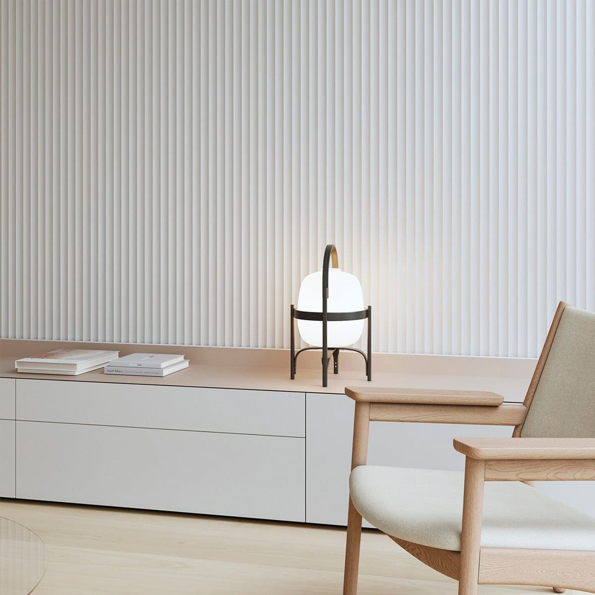 3D Πάνελ τοίχου MDF FAUS Blanco Nieve Ola 2600 x 168 x 12mm