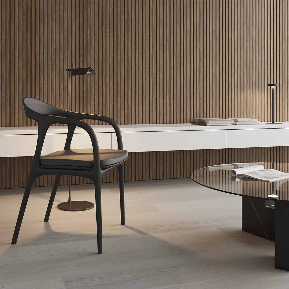 3D Πάνελ τοίχου MDF FAUS Penta Pardo Oak 2600 x 167 x 12mm