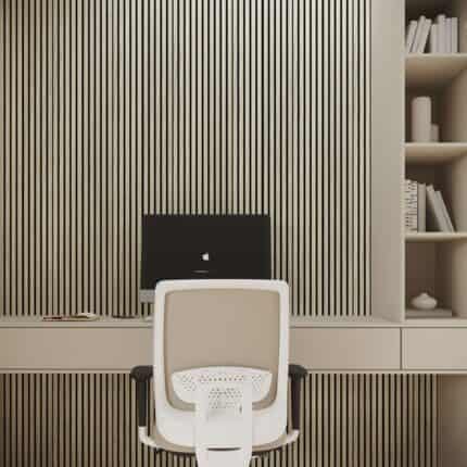 3D Πάνελ τοίχου MDF FAUS Penta Marfil Bicolor 2600 x 167 x 12mm