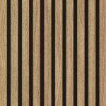 3D Πάνελ τοίχου MDF FAUS Penta Natural Bicolor 2600 x 167 x 12mm, №185333S - Image 3