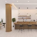 3D Πάνελ τοίχου για κυκλικές επιφάνειες MDF Flex Light Brown Oak 2800 x 60 x 18mm, 3D01 - Image 4