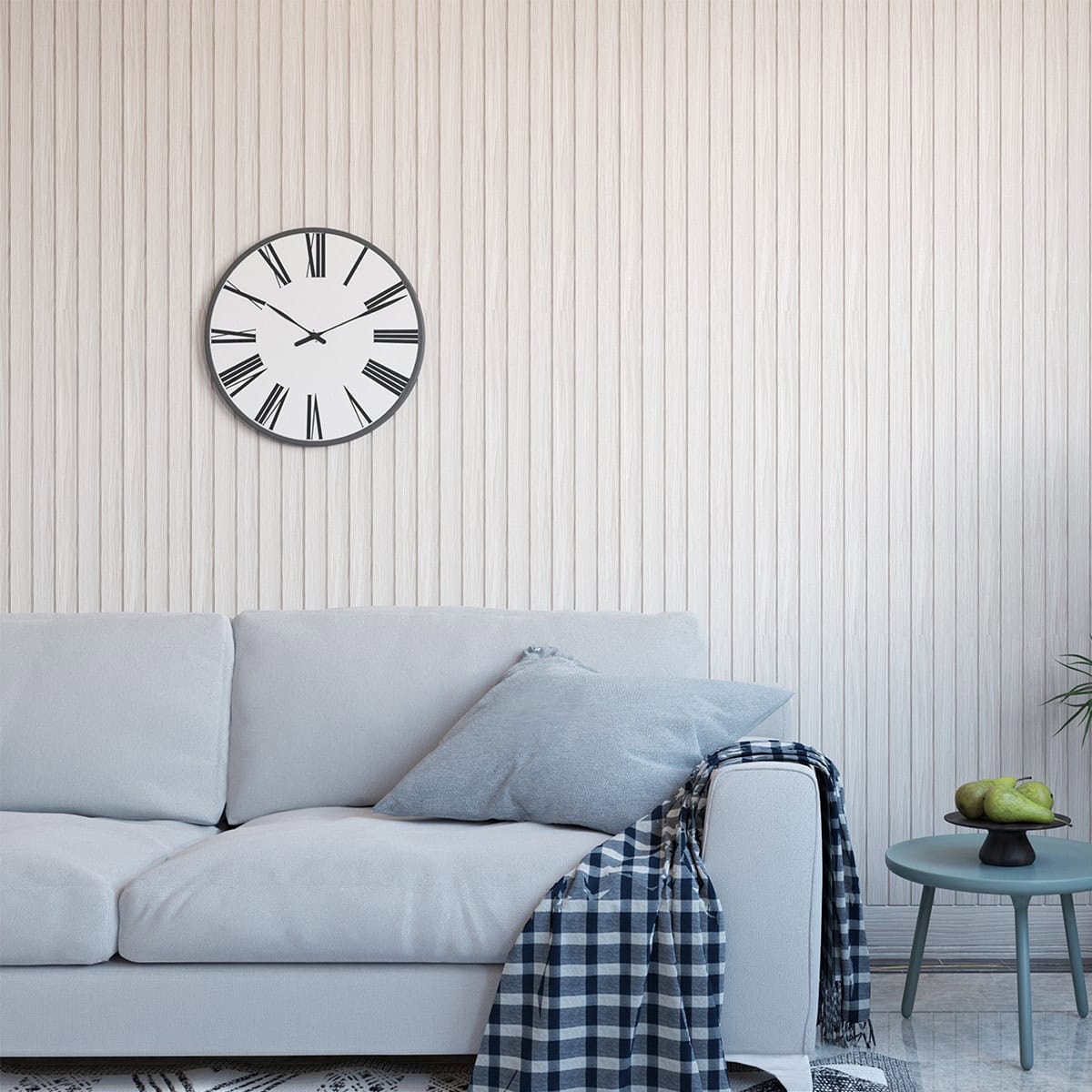 3D Πάνελ τοίχου για κυκλικές επιφάνειες MDF Flex Sand Oak 2800 x 60 x 18mm