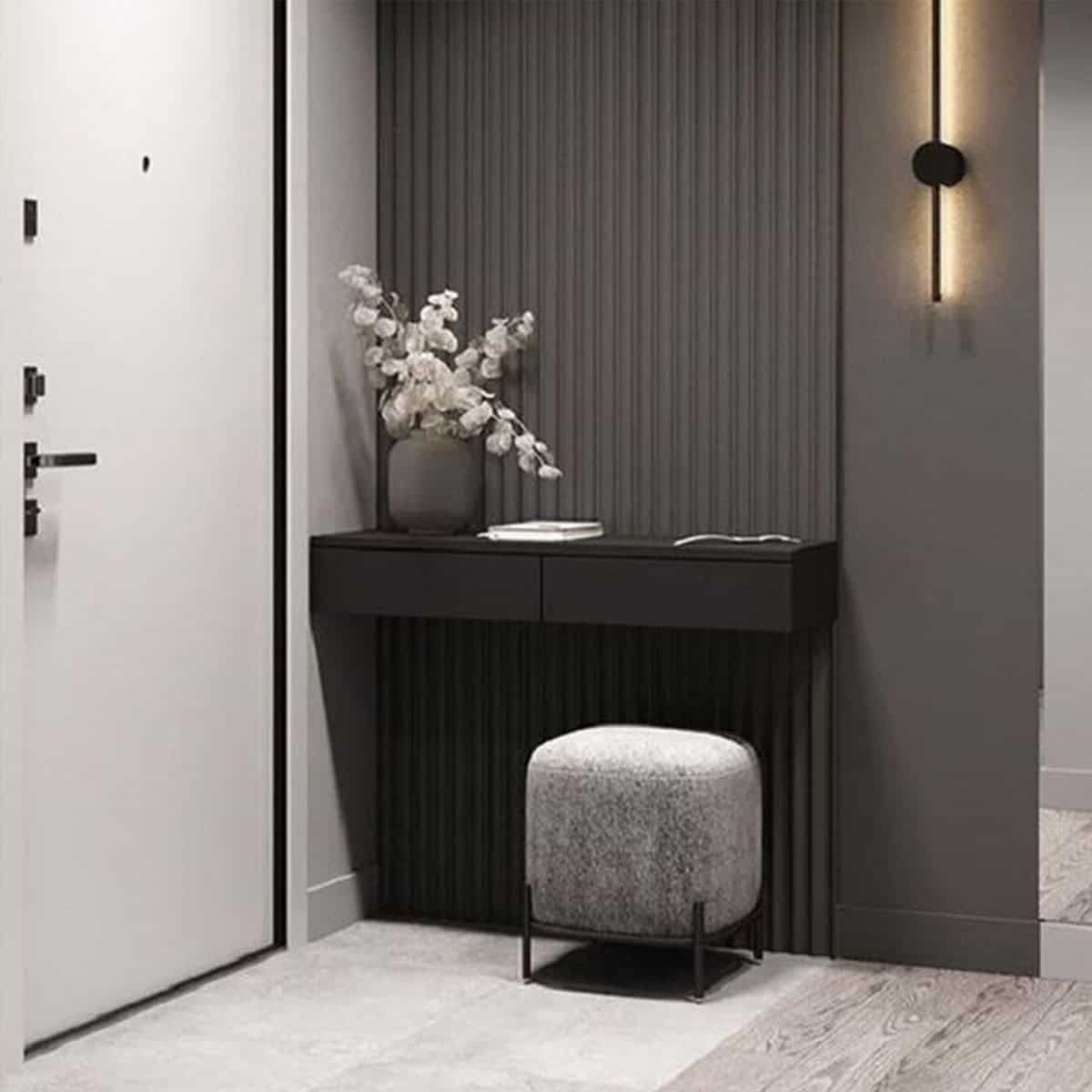 3D Πάνελ τοίχου MDF Graphite 2800 x 100 x 18mm