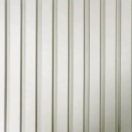 3D Πάνελ τοίχου MDF White matt 2800 x 121 x 18mm