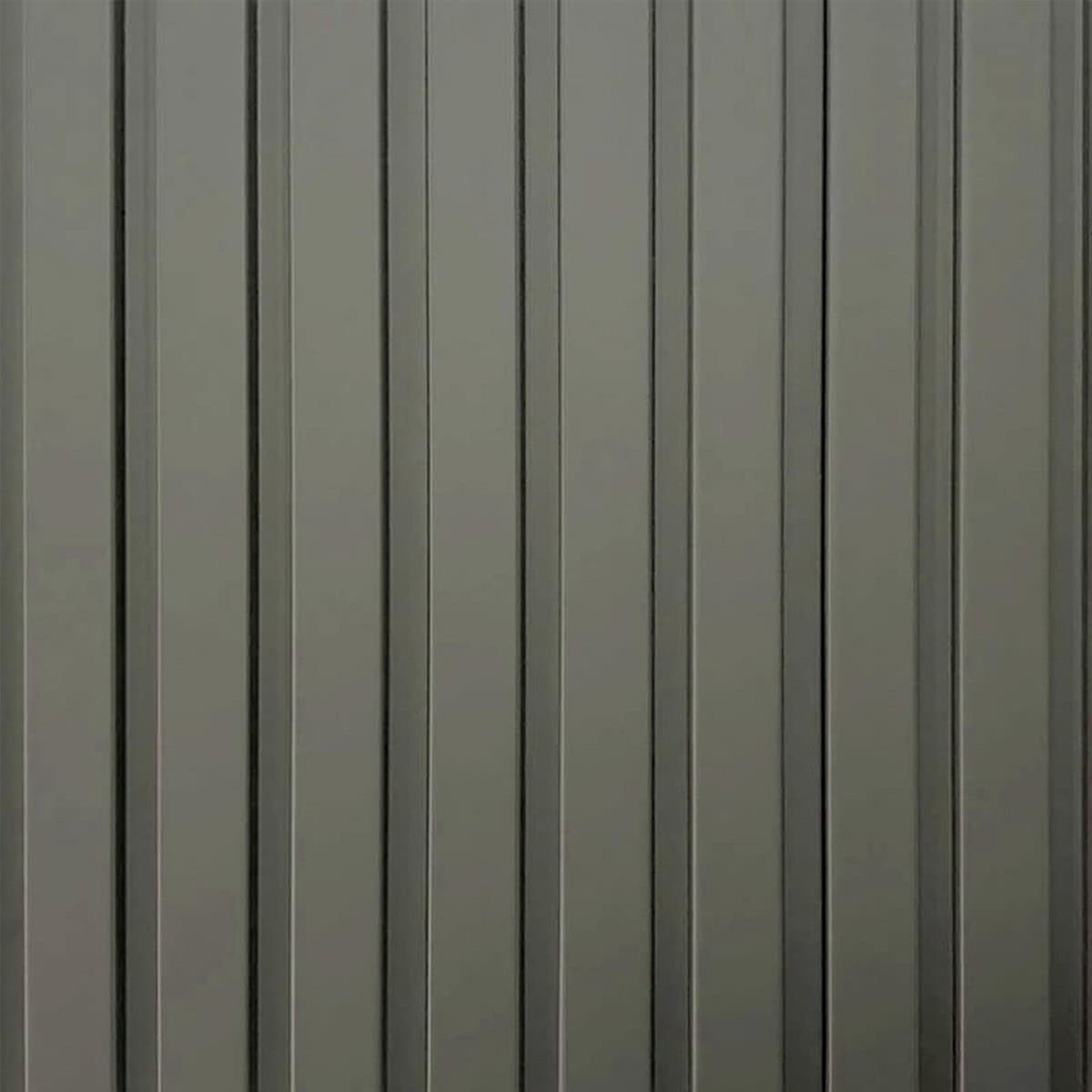 3D Πάνελ τοίχου MDF Graphite matte 2800 x 121 x 18mm