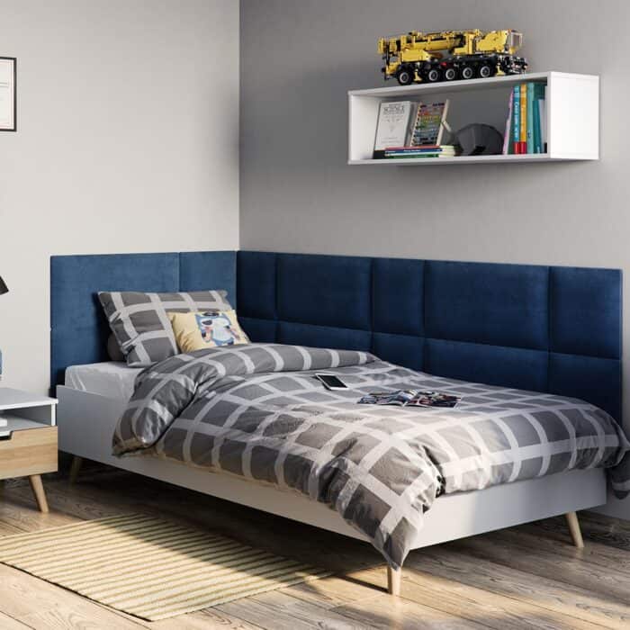 3D Πάνελ Ταπετσαρίας Vilo Σκούρο μπλε 30 x 30cm - Image 2