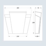 Προφίλ από ΦΕΛΙΖΟΛ με ΑΜΜΟΨΗΦΙΔΑ AUSTROTHERM AE, 303 x 210 x 250 x 50mm - Image 2