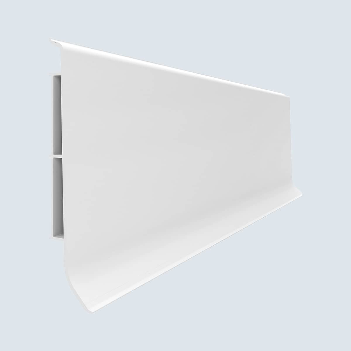 Σοβατεπί PVC Linela VILO 401 WHITE 2000 x 80 x 16mm