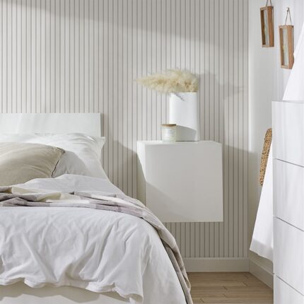 3D Πάνελ τοίχου Linerio M-Line White 2650 x 122 x 12mm